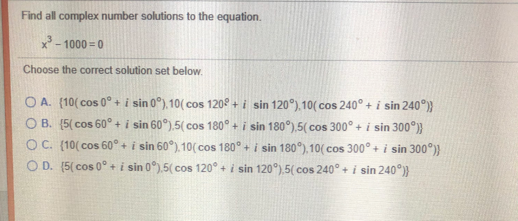 SOLUTION: Números complexos - Studypool