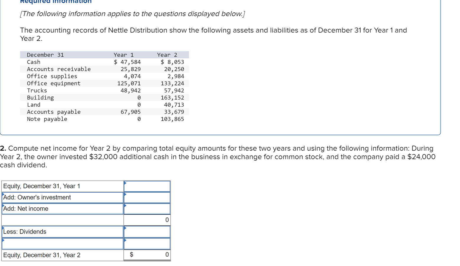 Solved [The following information applies to the questions