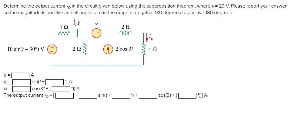 Solved Determine The Output Current Io In The Circuit G