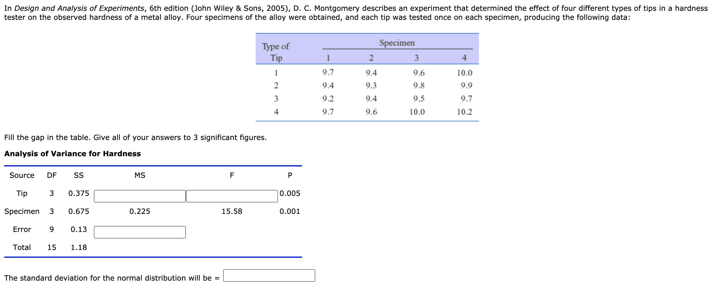 design and analysis of experiments 10th edition wiley