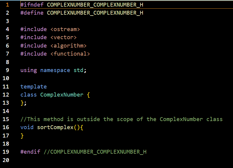 Solved A) Implement a ComplexNumber class. Recall that a | Chegg.com