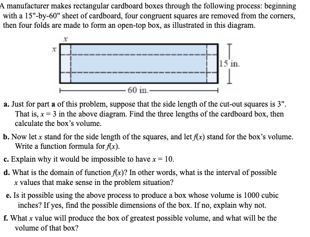 Process used cardboard boxes