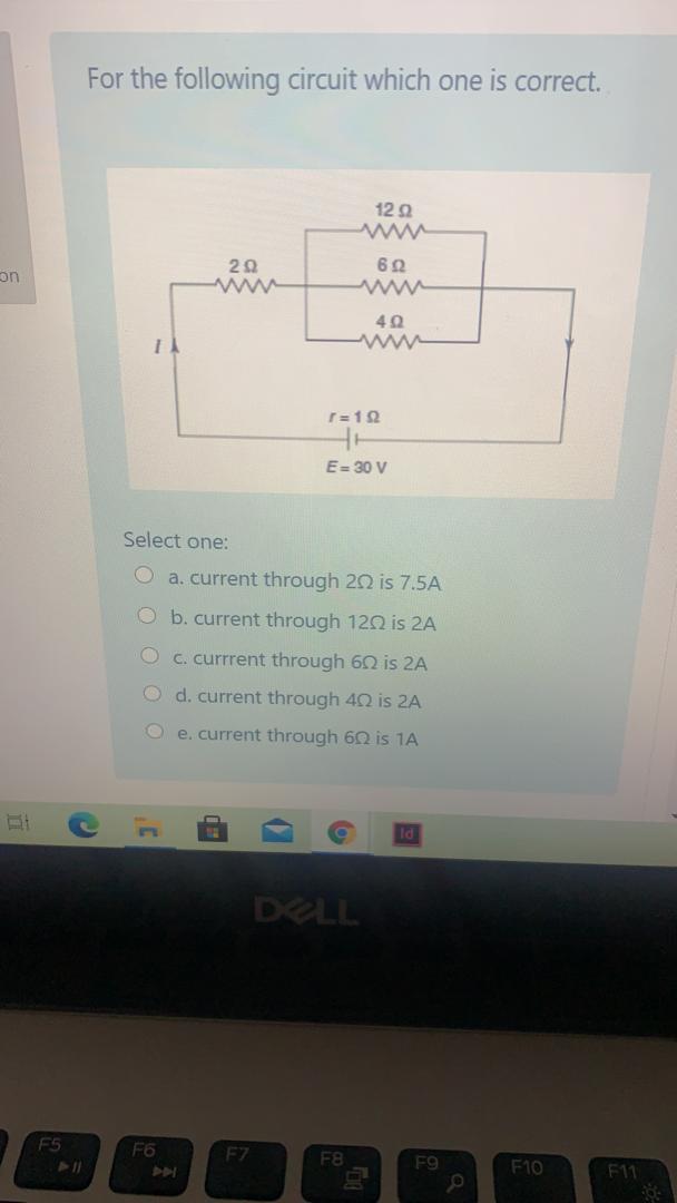 Solved For the following circuit which one is correct. 122 | Chegg.com