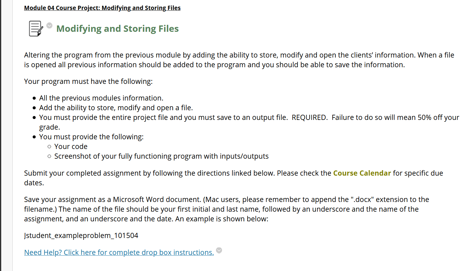Solved This Module requires me to add updates from the | Chegg.com