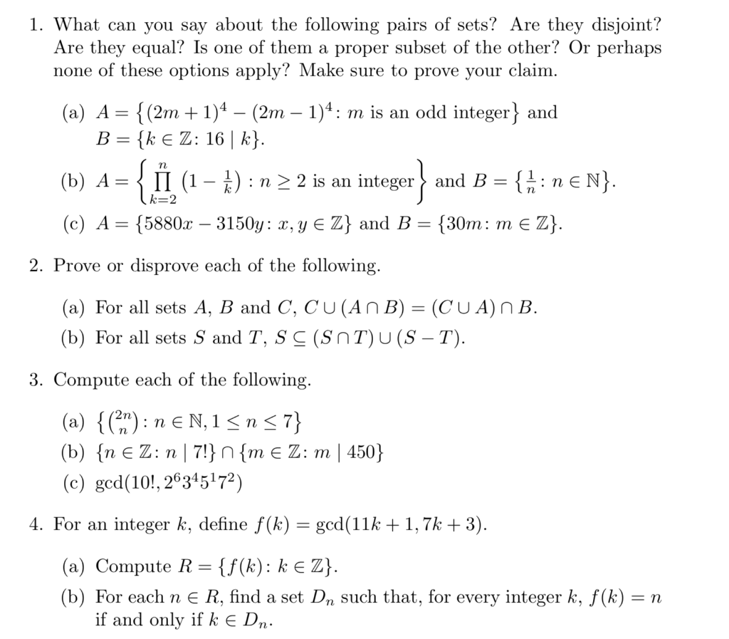 Solved 1 What Can You Say About The Following Pairs Of S Chegg Com