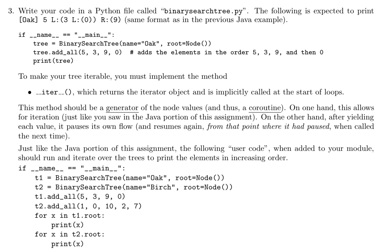 Solved only use integer values in our binary search tree | Chegg.com