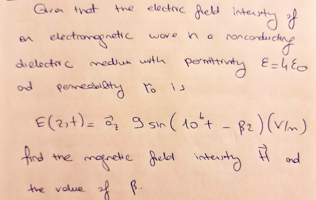 Solved Are That The Electric Field Intersity Of Ronconduc Chegg Com