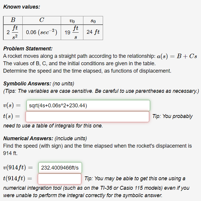 Solved Known values: B | Chegg.com