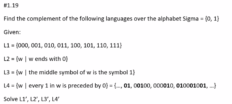 Solved Find the reversal of the following languages over the | Chegg.com