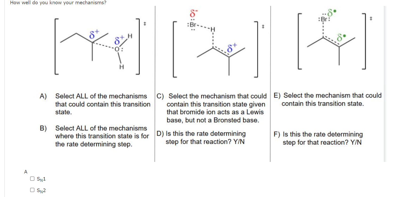 Solved How well do you know your mechanisms? st Yes 6) H A) | Chegg.com