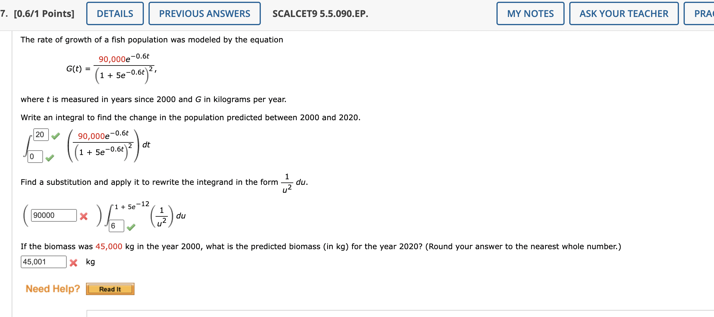 solved-the-rate-of-growth-of-a-fish-population-was-modeled-chegg