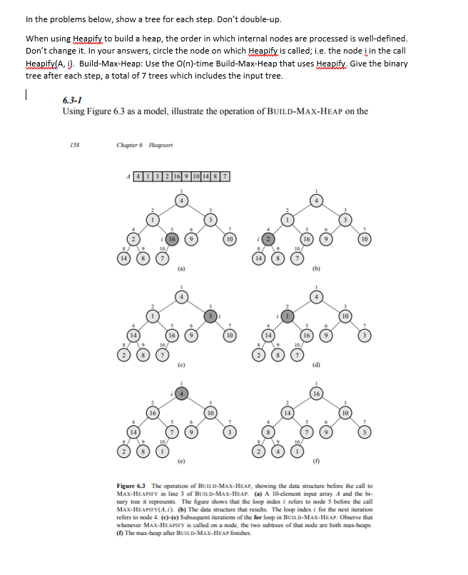Solved In the problems below, show a tree for each step. | Chegg.com