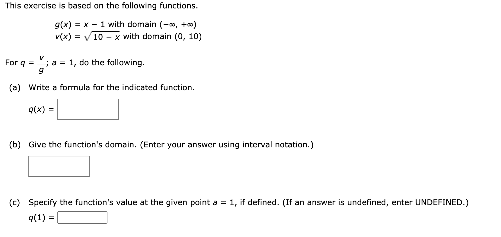 Solved This Exercise Is Based On The Following Functions Chegg Com