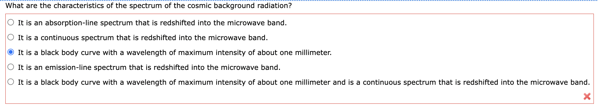 Solved What are the characteristics of the spectrum of the | Chegg.com