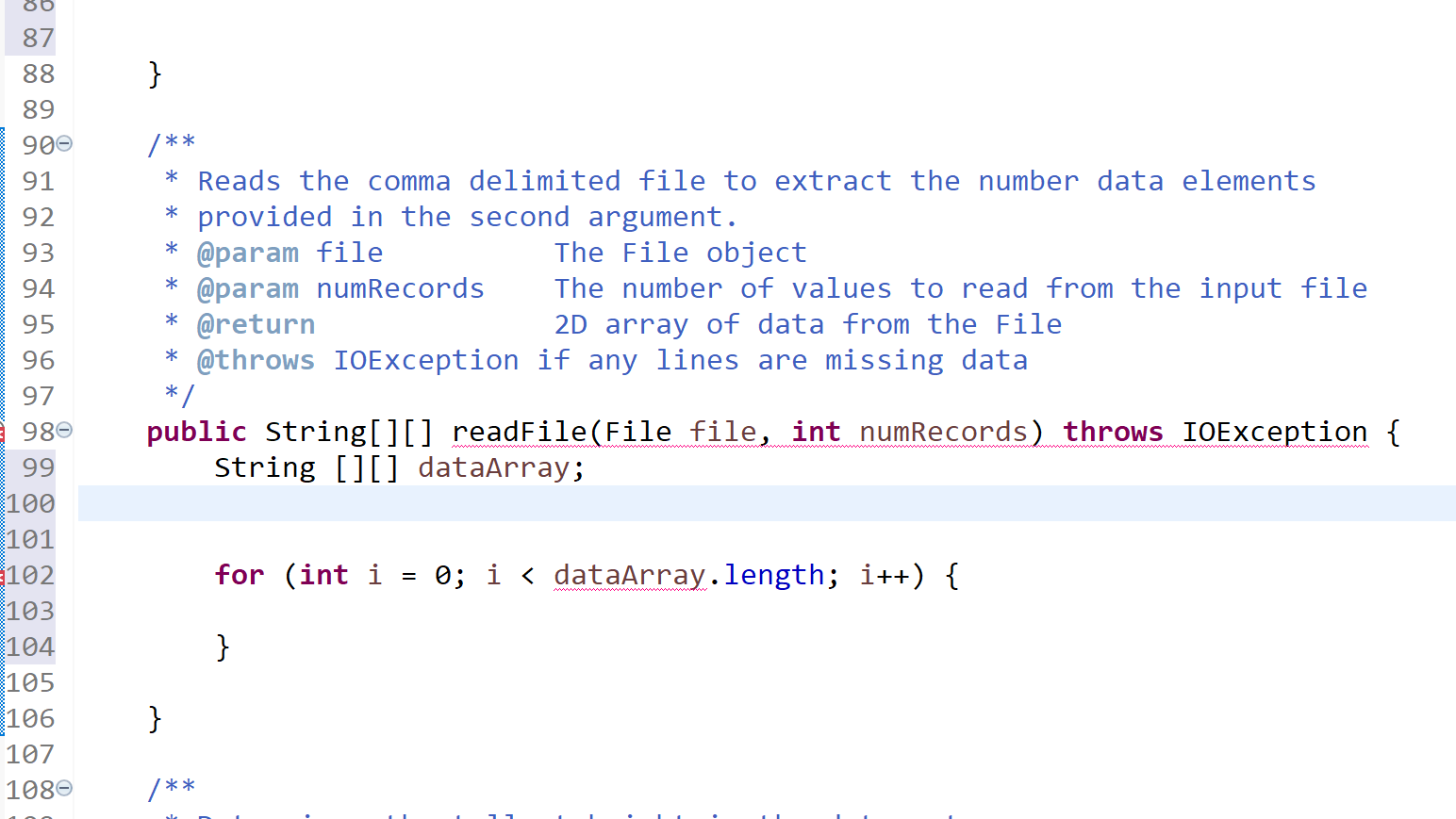 Solved Confused on how to code these methods, been trying | Chegg.com