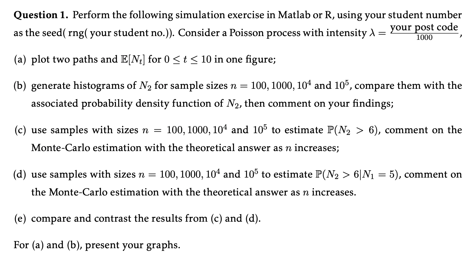 Question 1 Perform The Following Simulation Exerc Chegg Com