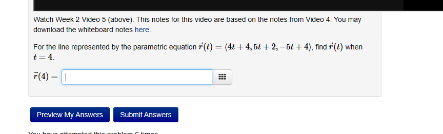 Solved Watch Week 2 Video 5 (above). This notes for this | Chegg.com