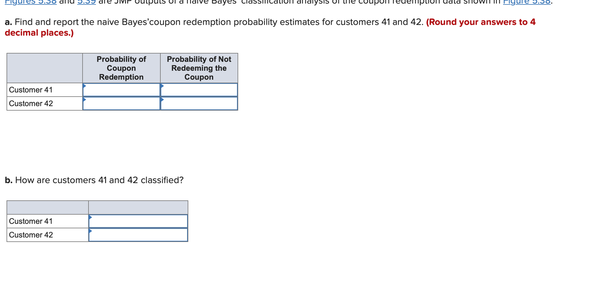 Solved Customer 41 Customer 42 puts Customer 41 Customer 42 | Chegg.com