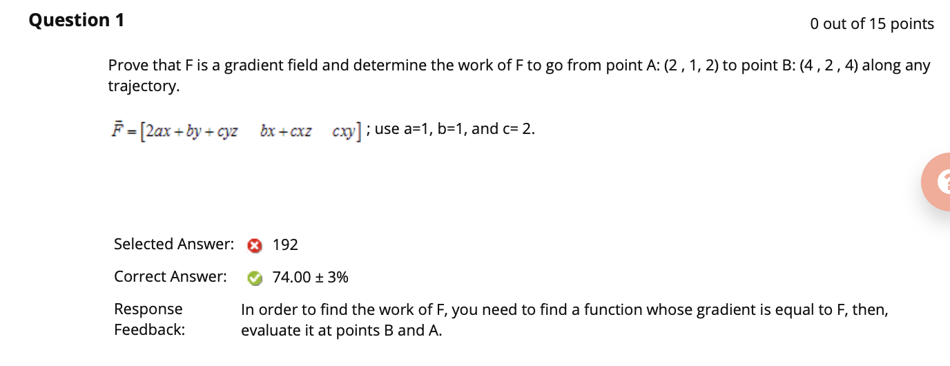 Solved Question 1 O out of 15 points Prove that Fis a | Chegg.com