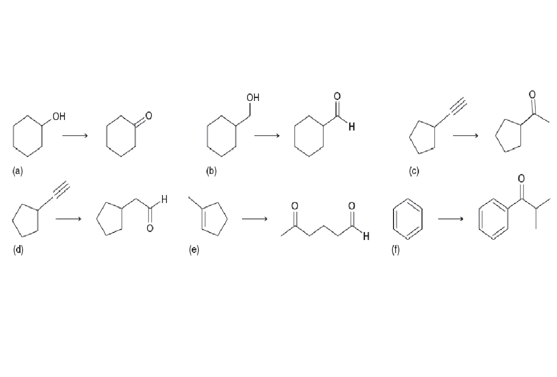 Solved Identify the reagents necessary to achieve each of | Chegg.com