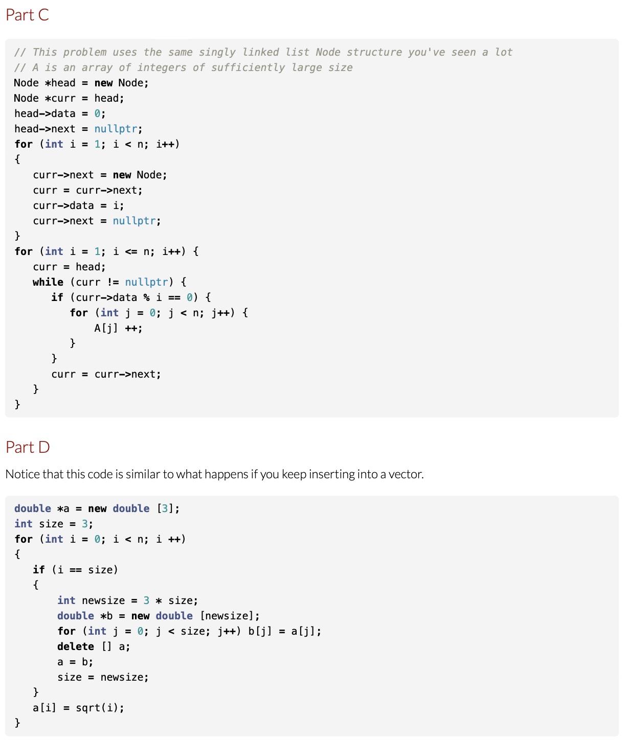 Solved 3. Runtime Analysis (25\%) In Big- Θ notation, | Chegg.com