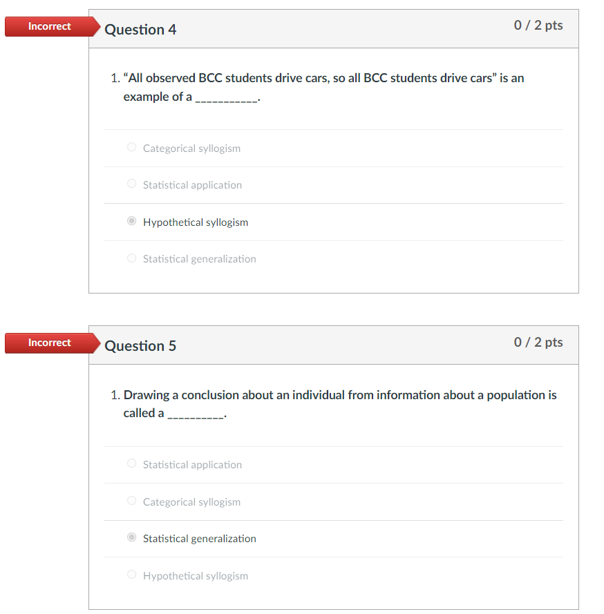 Solved Incorrect Question 1 1. We evaluate the inductive | Chegg.com