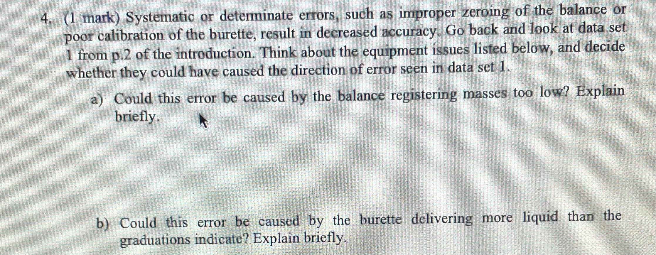 Solved 2. (1 mark) The picture shows a zoomedin view of the