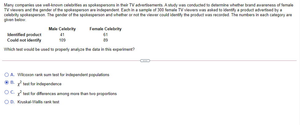 Solved Many companies use well-known celebrities as | Chegg.com