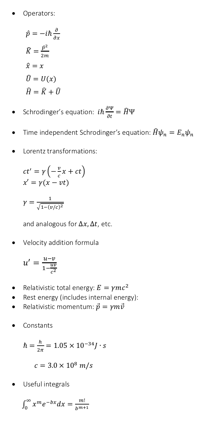 Solved Quantum Harmonic Oscillator Spring Constant En Chegg Com