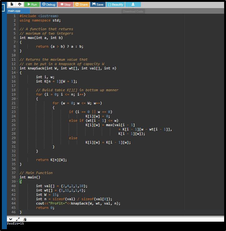 Solved Exercise 7: Write a code using Dynamic Programming to | Chegg.com