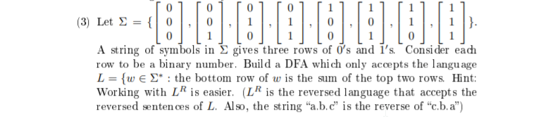 Solved (3) Let S = {| 0 [3] [:] [:] [:] [:] [:] [:] [:] A | Chegg.com