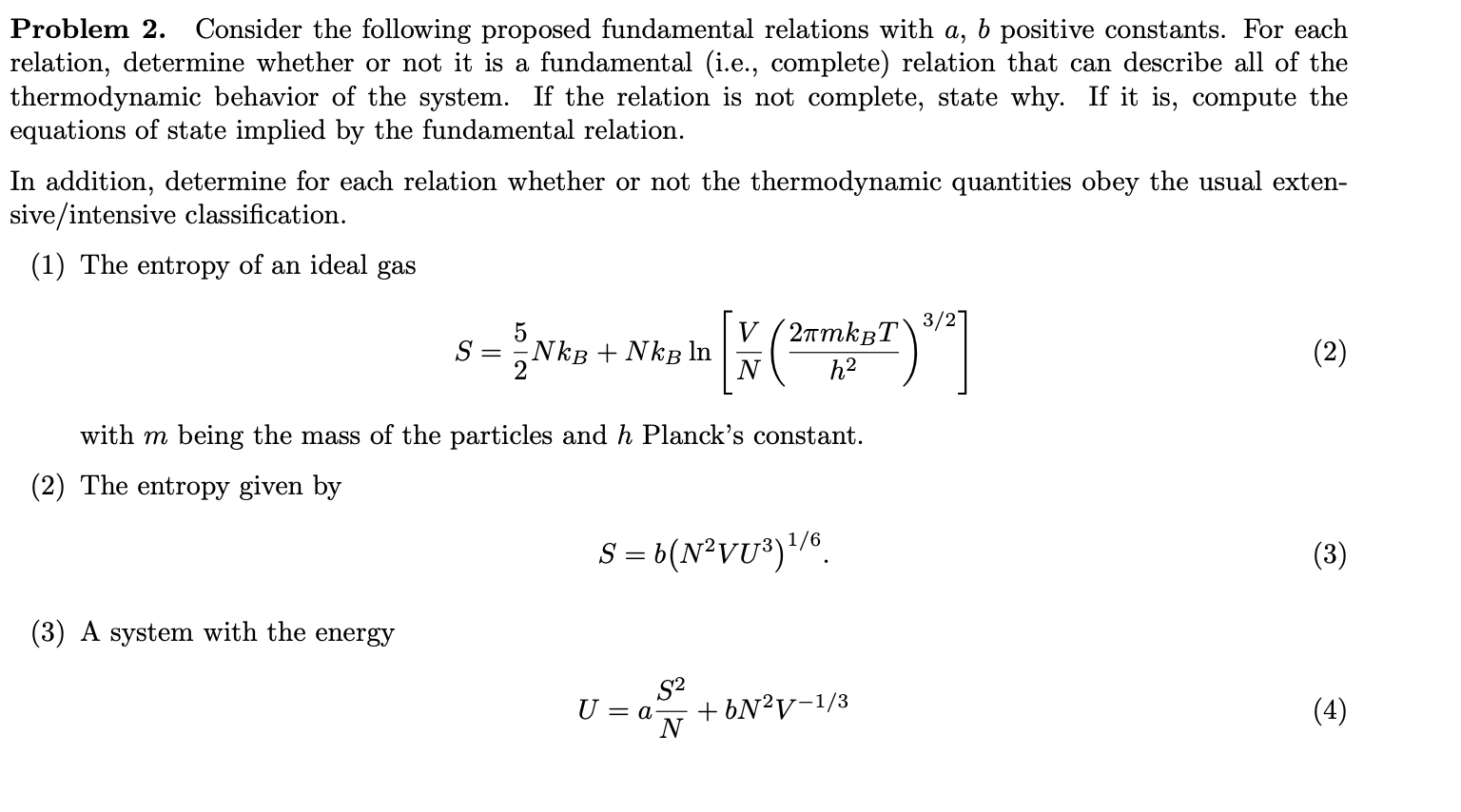 Solved Problem 2. Consider the following proposed | Chegg.com