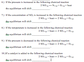 Solved For each of the following systems at equilibrium, | Chegg.com