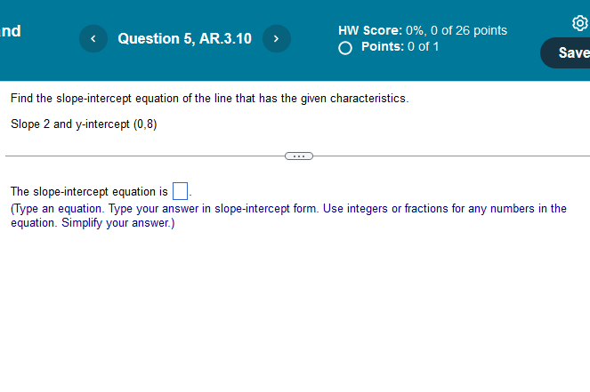 Solved Find the slope-intercept equation of the line that | Chegg.com