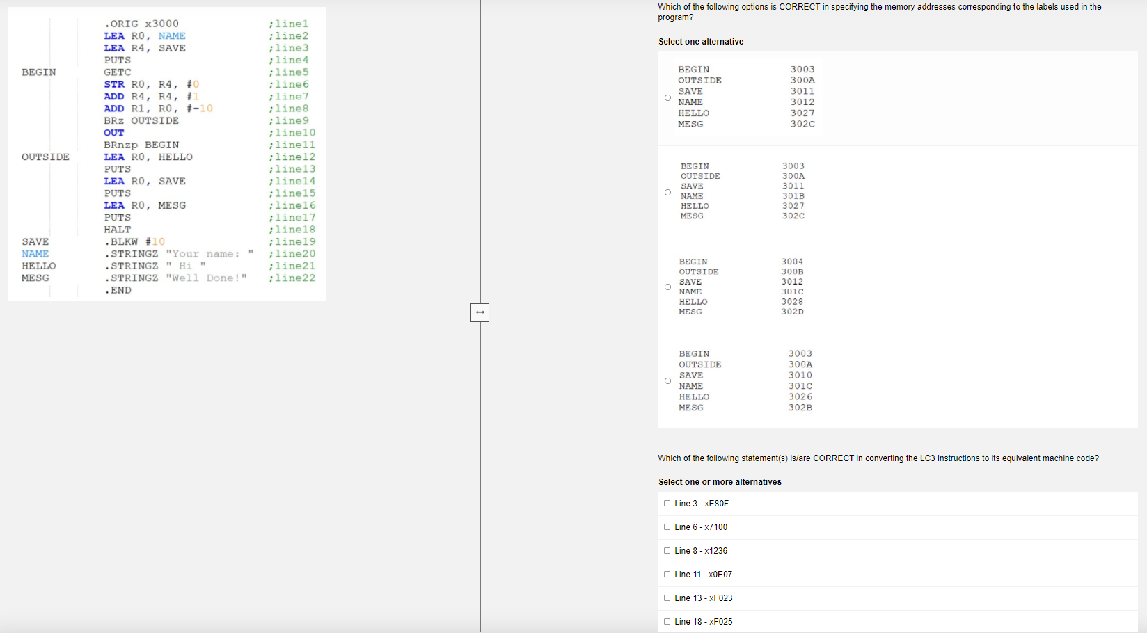 Solved Which of the following options is CORRECT in | Chegg.com