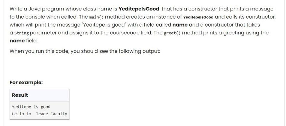 Solved Write a Java program whose class name is | Chegg.com