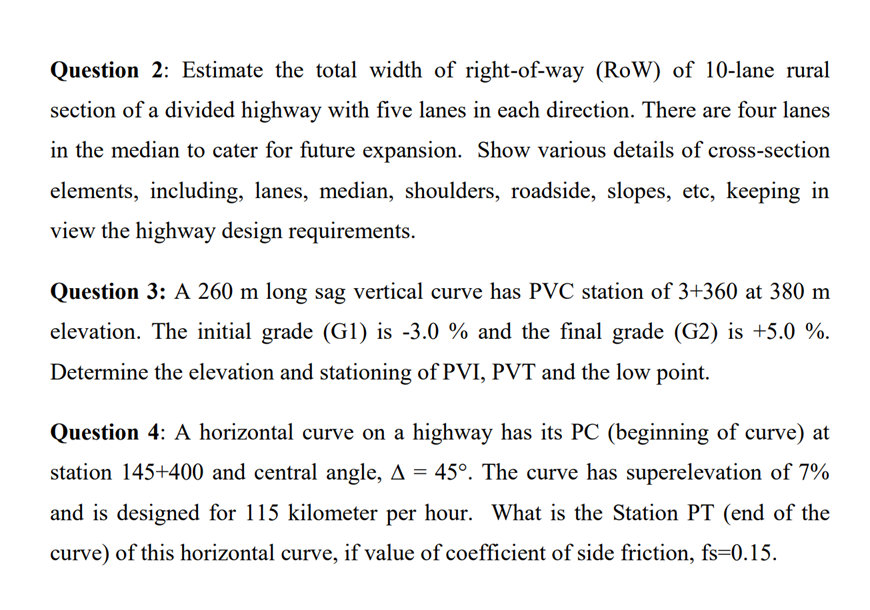 Solved Question 2 Estimate The Total Width Of Right Of W Chegg Com