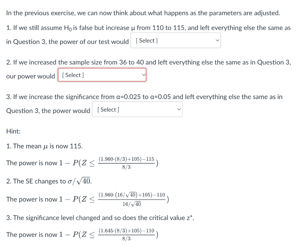 Solved INCREASE OR DECREASE? In the previous exercise, we | Chegg.com