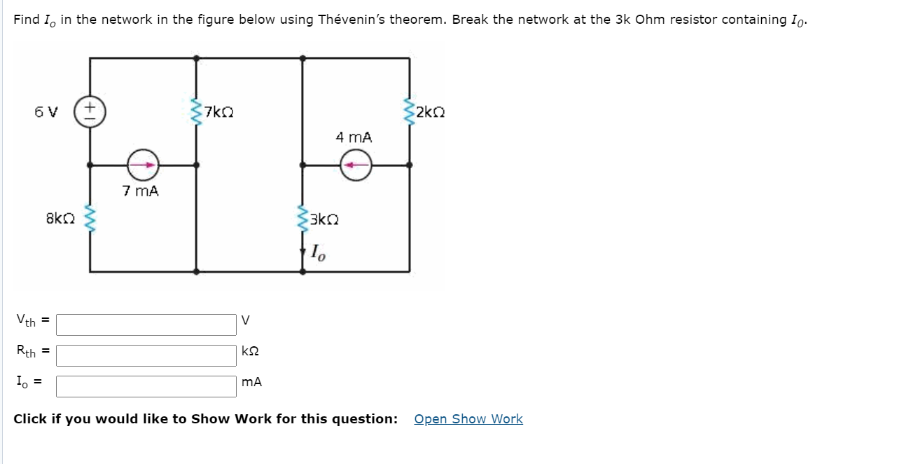 Solved Find I, in the network in the figure below using | Chegg.com
