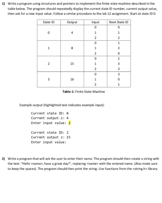 Solved Write a program using structures and posters to | Chegg.com