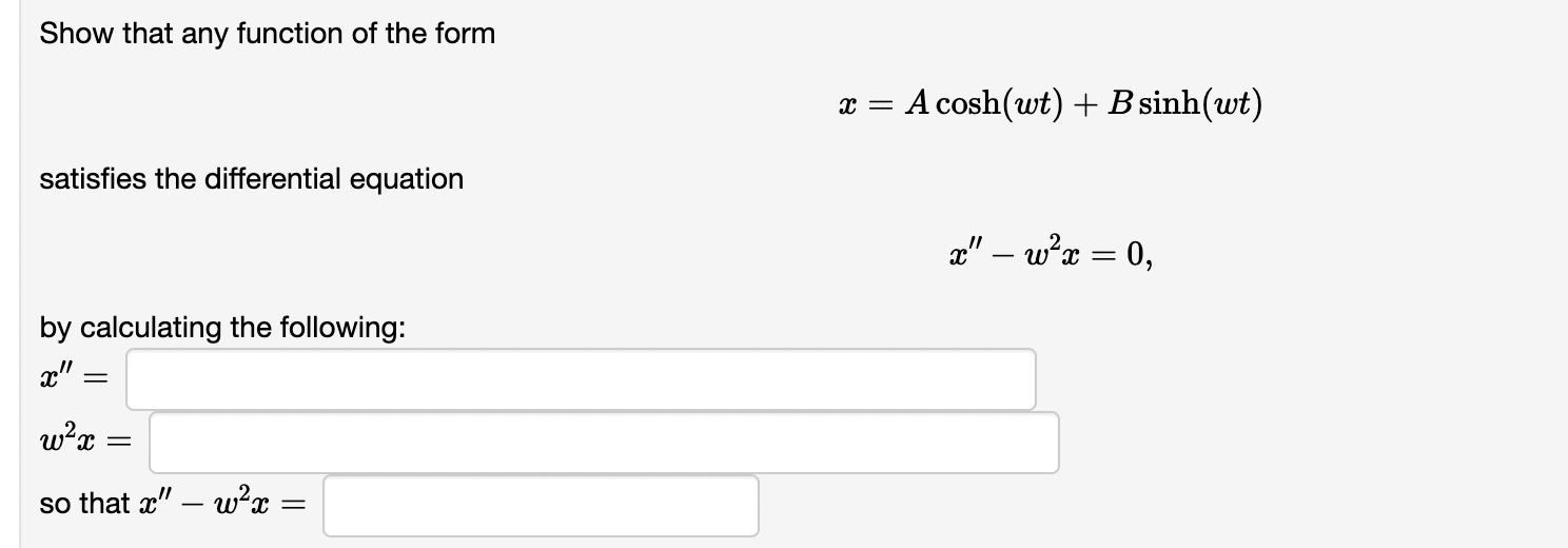 Solved Show That Any Function Of The | Chegg.com