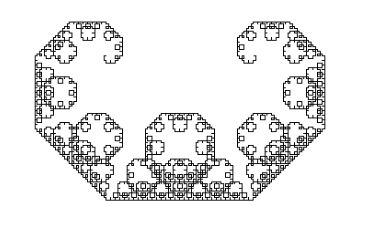 draw this fractal design using python turtle | Chegg.com