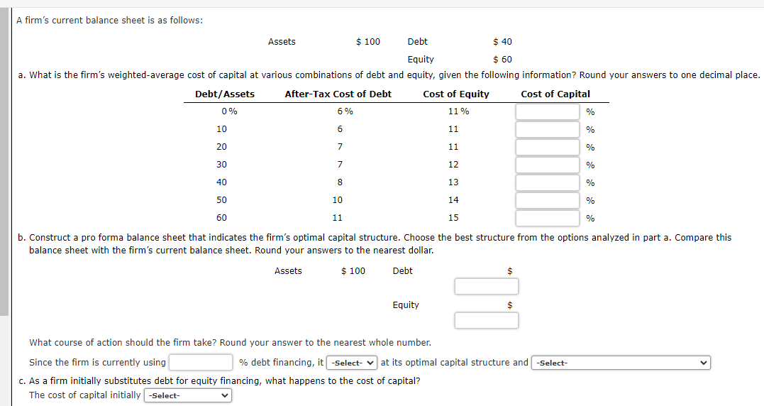 How To Find A Firm S Current Ratio