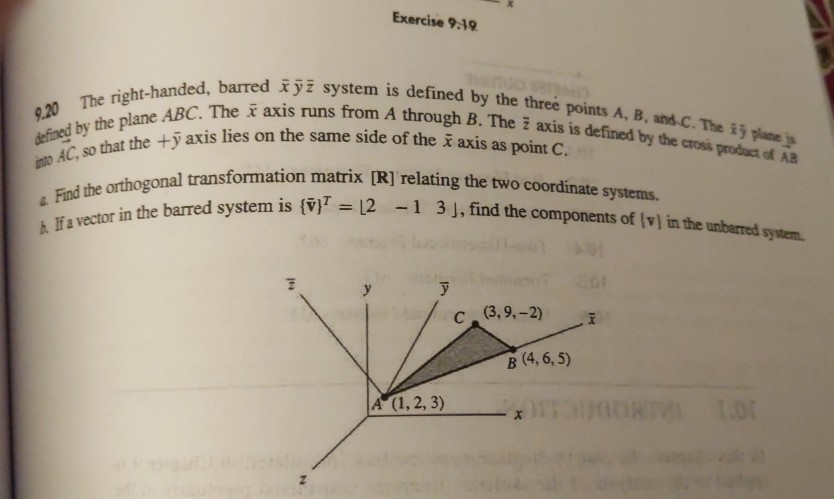 Solved Exercise 9.49 system is defined by the three points | Chegg.com