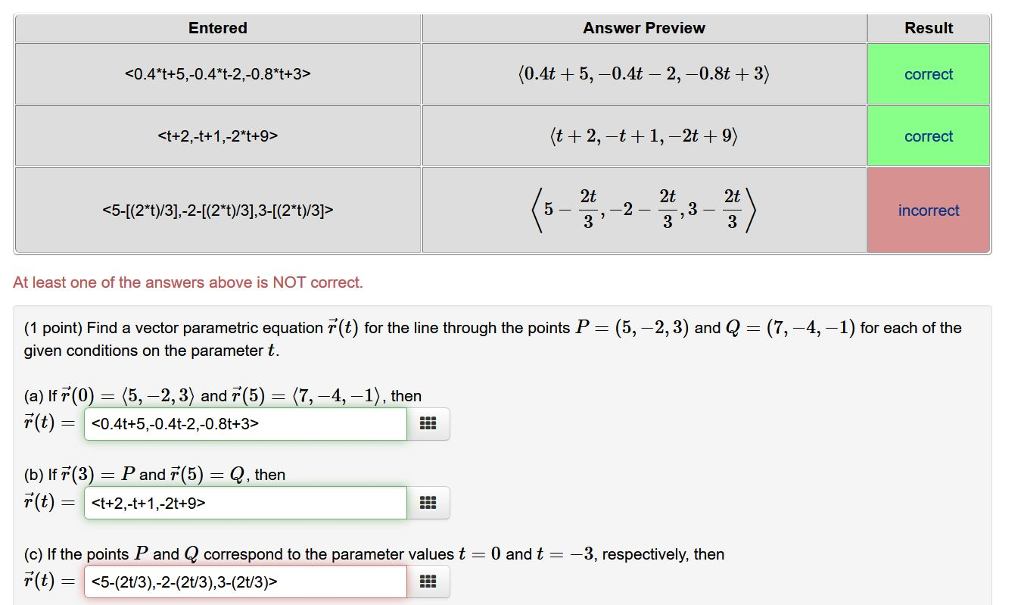 Solved Entered Answer Preview Result 27T 11.6973 24 | Chegg.com