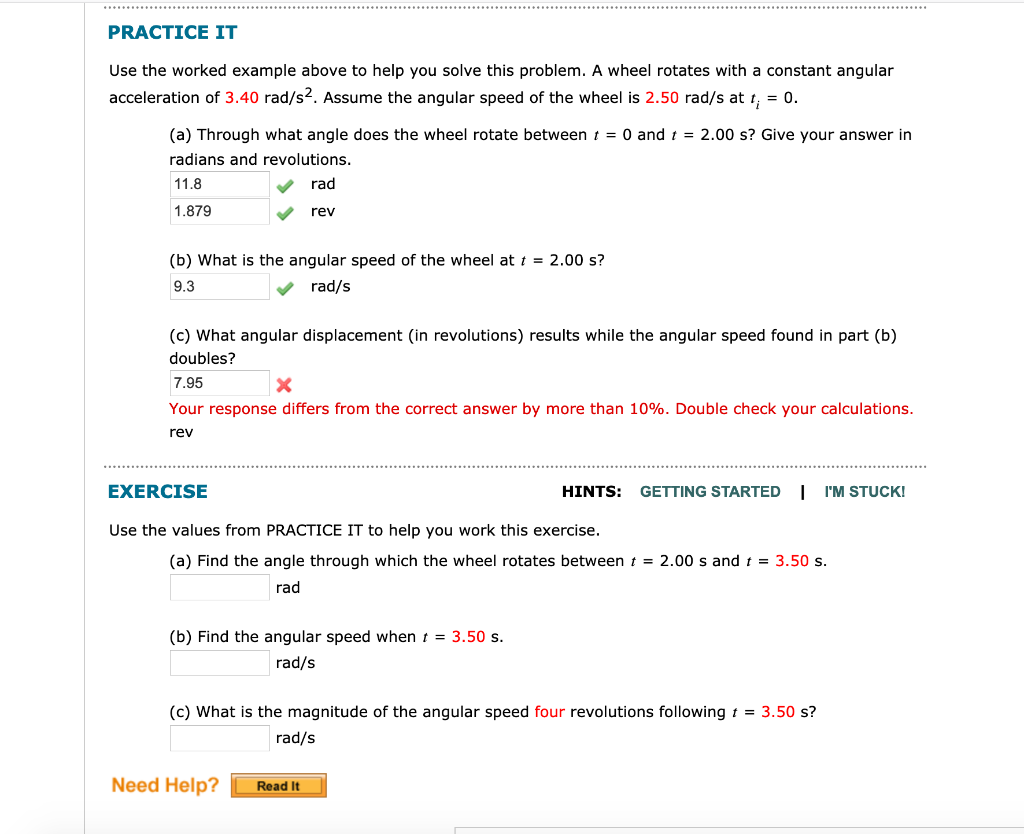 Solved PRACTICE IT Use the worked example above to help you | Chegg.com