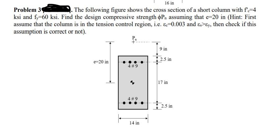 Solved 16 in Problem 3 The following figure shows the cross | Chegg.com