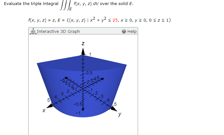 Solved Evaluate The Triple Integral Ji Je Rx Y 2 Dv Over Chegg Com