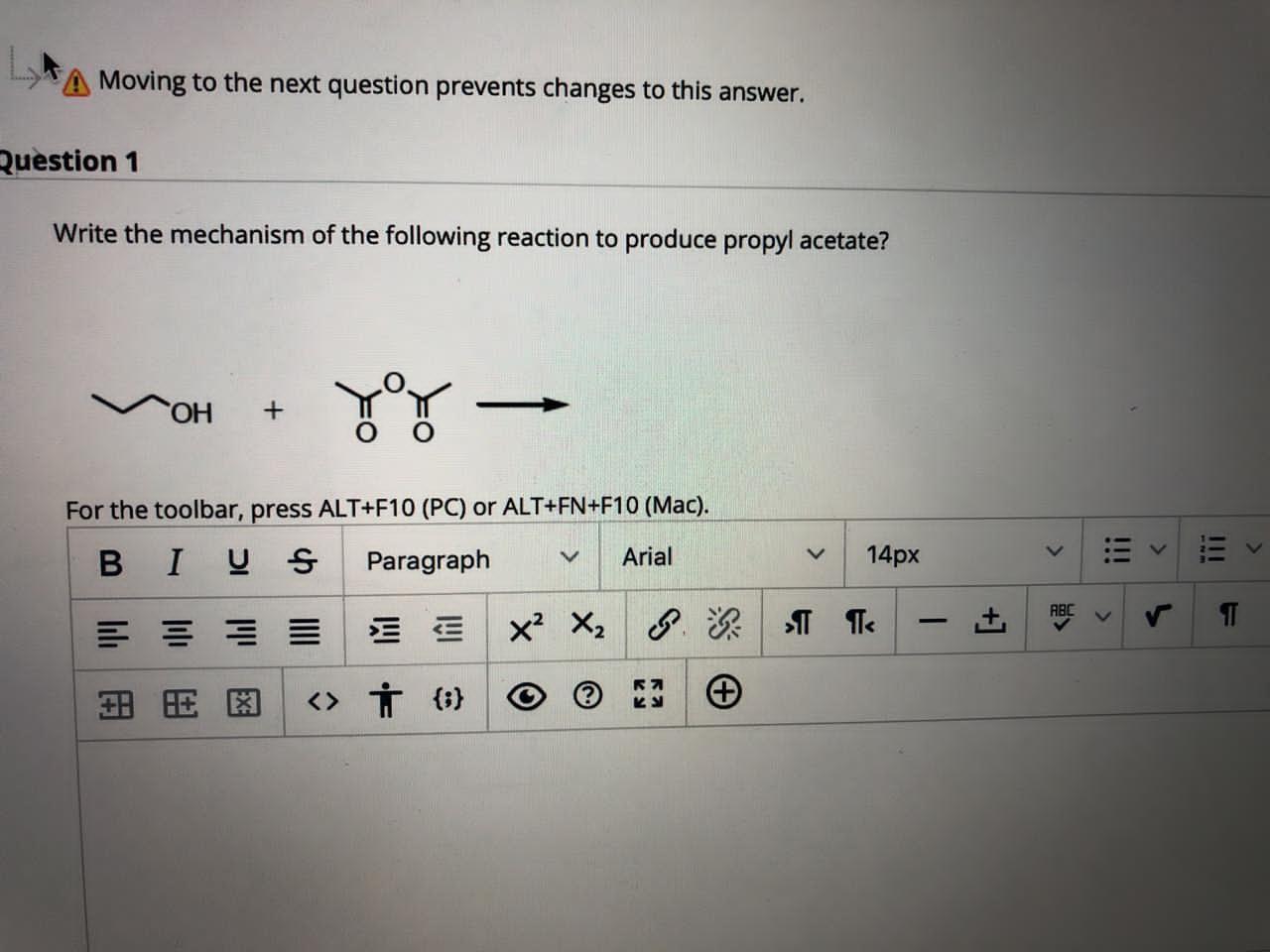 Solved A Moving To The Next Question Prevents Changes To 