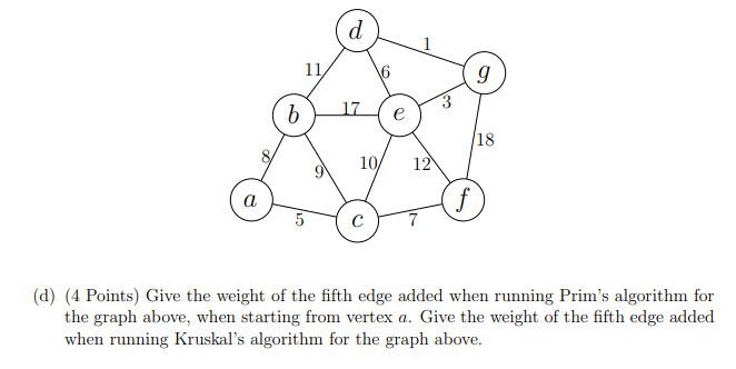 Solved Problem 1. Running the algorithms (22 points) In this | Chegg.com